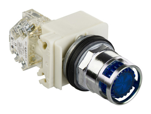 Кнопка Schneider Electric Harmony 30 мм, 24В, IP66, Синий