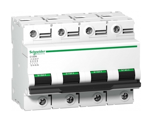 Автоматический выключатель Schneider Electric Acti9 4P 100А (B) 10кА