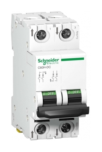 Автоматический выключатель Schneider Electric Acti9 2P 1А (C) 10кА