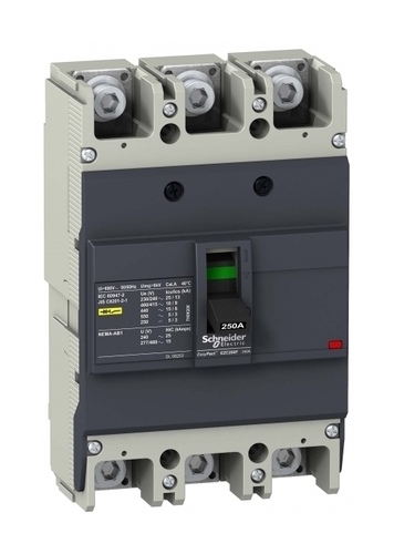 Силовой автомат Schneider Electric Easypact EZC 250, TM-D, 15кА, 3P, 150А