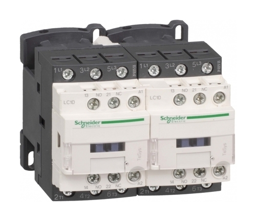 Реверсивный контактор Schneider Electric TeSys LC2D 3P 12А 400/110В DC 5.5кВт