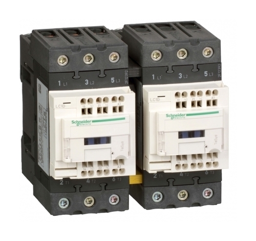 Реверсивный контактор Schneider Electric TeSys LC2D EVERLINK 3P 65А 440/110В AC 30кВт