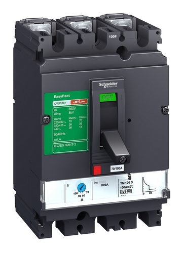 Силовой автомат Schneider Electric EasyPact CVS 250, TM-D, 36кА, 3P, 200А