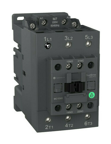 Контактор Systeme Electric SystemePact M 3P 65А 110-250В AC//DC 30кВт, MC1D65KUE