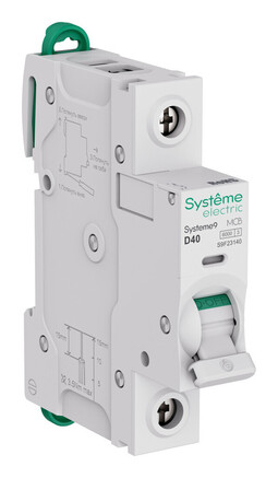 Автоматический выключатель Systeme9, 1полюс, 40А, D, 6кA