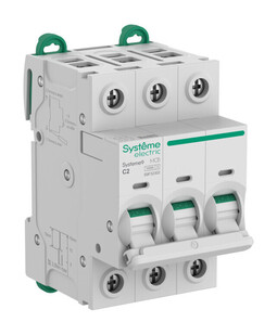 Автоматический выключатель Systeme9, 3полюса, 2А, C, 10 кА